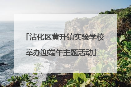 沾化区黄升镇实验学校举办迎端午主题活动