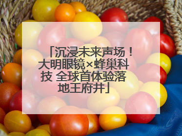 沉浸未来声场！大明眼镜×蜂巢科技 全球首体验落地王府井