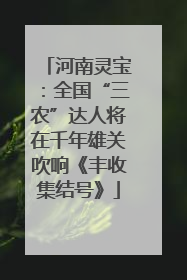 河南灵宝：全国“三农”达人将在千年雄关吹响《丰收集结号》