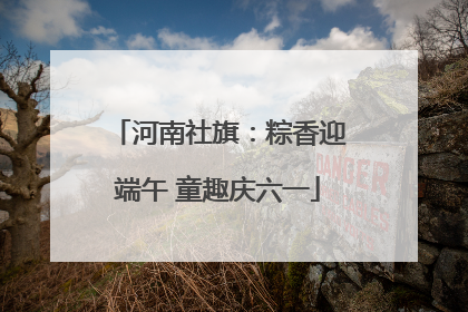 河南社旗：粽香迎端午 童趣庆六一
