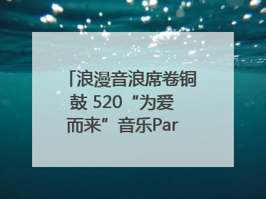 浪漫音浪席卷铜鼓 520“为爱而来”音乐Party甜蜜收官