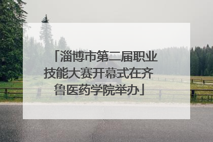 淄博市第二届职业技能大赛开幕式在齐鲁医药学院举办
