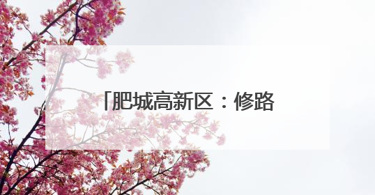 肥城高新区：修路焕新颜铺就幸福路