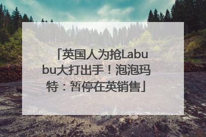 英国人为抢Labubu大打出手！泡泡玛特：暂停在英销售