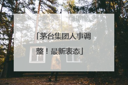 茅台集团人事调整！最新表态