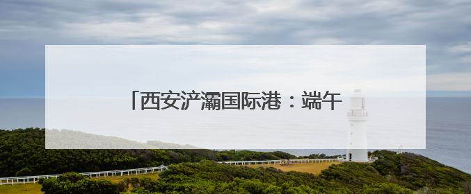 西安浐灞国际港：端午传文明 邻里情更浓