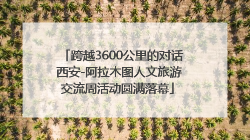 跨越3600公里的对话 西安-阿拉木图人文旅游交流周活动圆满落幕