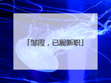 邹霞，已履新职