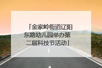 金家岭街道辽阳东路幼儿园举办第二届科技节活动
