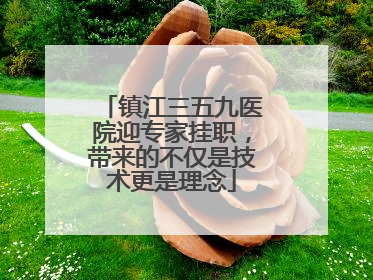 镇江三五九医院迎专家挂职，带来的不仅是技术更是理念