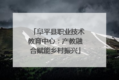 阜平县职业技术教育中心：产教融合赋能乡村振兴