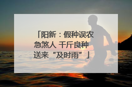 阳新：假种误农急煞人 千斤良种送来“及时雨”