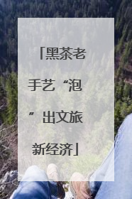 黑茶老手艺“泡”出文旅新经济