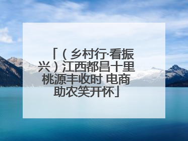 （乡村行·看振兴）江西都昌十里桃源丰收时 电商助农笑开怀