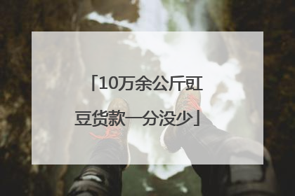10万余公斤豇豆货款一分没少