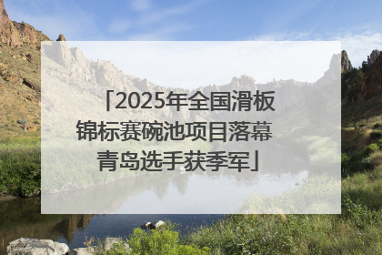 2025年全国滑板锦标赛碗池项目落幕 青岛选手获季军