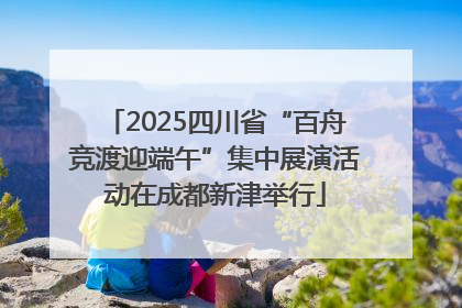 2025四川省“百舟竞渡迎端午”集中展演活动在成都新津举行