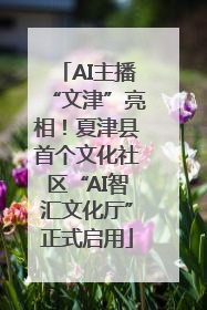AI主播“文津”亮相！夏津县首个文化社区“AI智汇文化厅”正式启用
